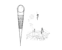 CONCEPT SKETCHES - PROGRAM COMPONENT, FOG BALLOONS & CANOPY